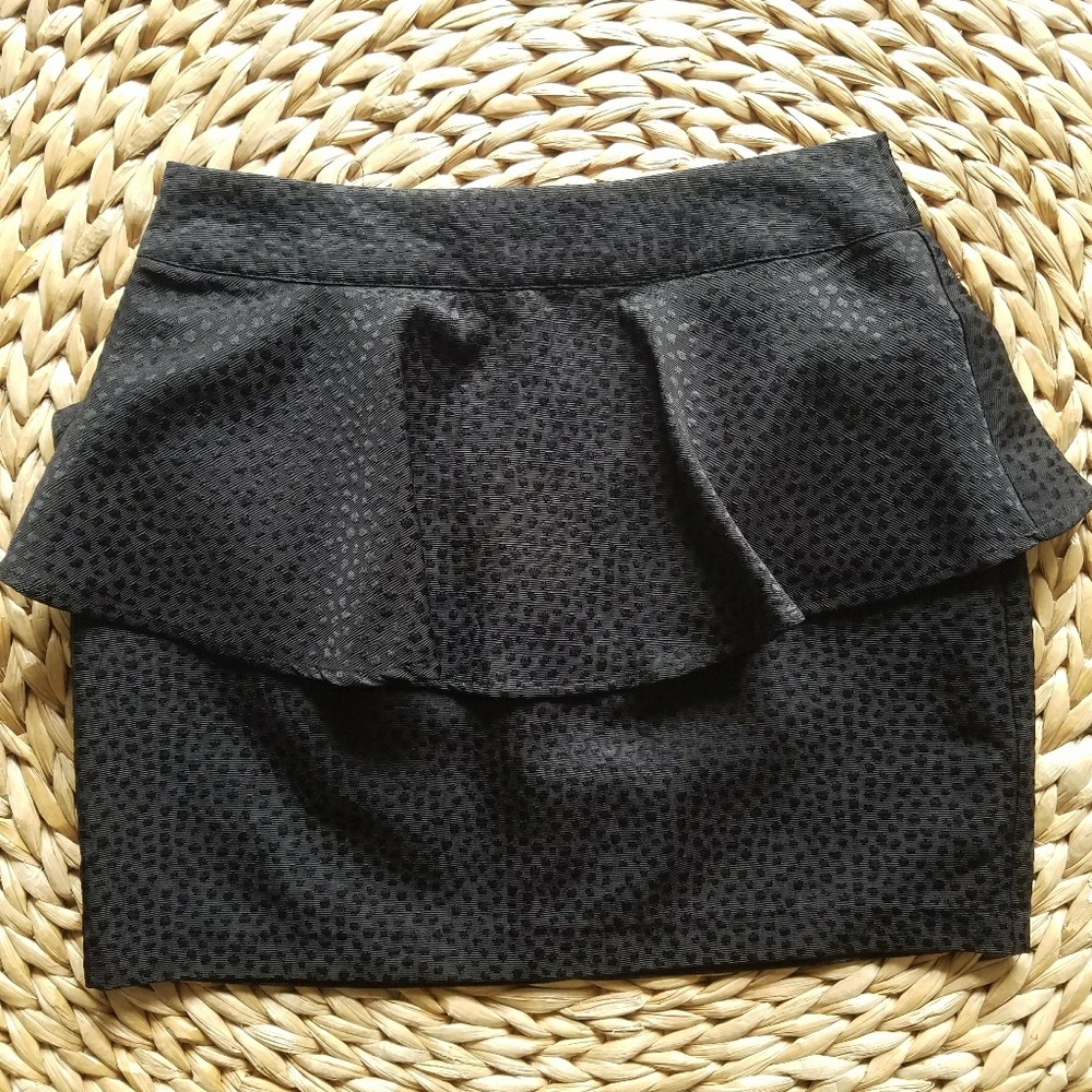 Silence + Noise peplum skirt